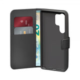 Puro Samsung Galaxy S25 Ultra Etui Wallet Stand Svart