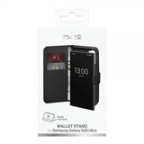 Puro Samsung Galaxy S25 Ultra Etui Wallet Stand Svart