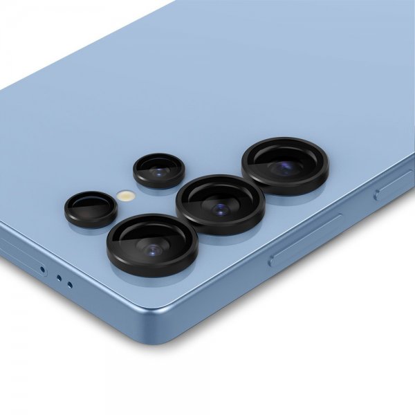 Spigen Samsung Galaxy S25 Ultra Kamerabeskytter GLAS.tR EZ Fit Optik Pro 2-pakning Svart
