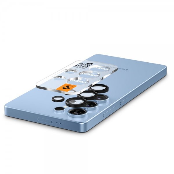 Spigen Samsung Galaxy S25 Ultra Kamerabeskytter GLAS.tR EZ Fit Optik Pro 2-pakning Svart