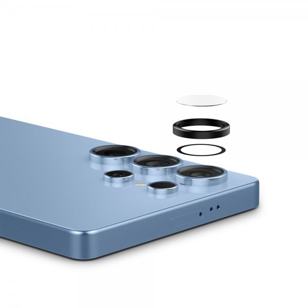 Spigen Samsung Galaxy S25 Ultra Kamerabeskytter GLAS.tR EZ Fit Optik Pro 2-pakning Svart
