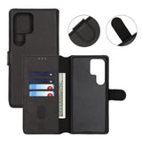 Rvelon Samsung Galaxy S25 Ultra Etui Detachable Wallet Case Svart