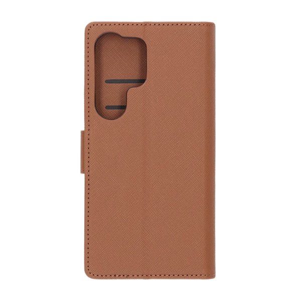 Samsung Galaxy S25 Ultra Etui 3 Kortlomme Brun