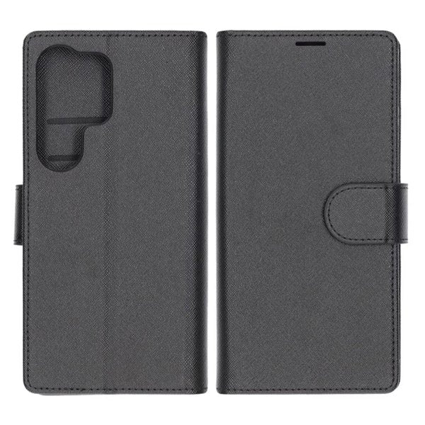 Samsung Galaxy S25 Ultra Etui 3 Kortlomme Svart