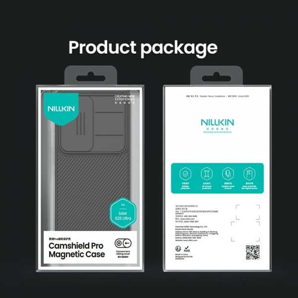 Nillkin Samsung Galaxy S25 Ultra Deksel CamShield Pro MagSafe Svart