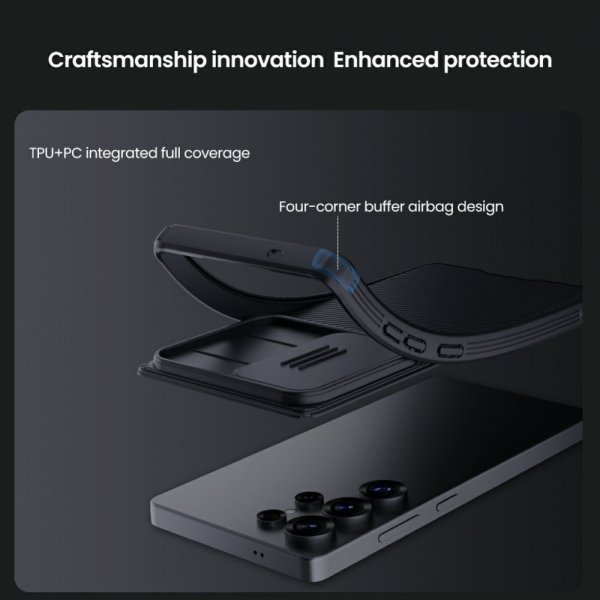 Nillkin Samsung Galaxy S25 Ultra Deksel CamShield Pro MagSafe Svart