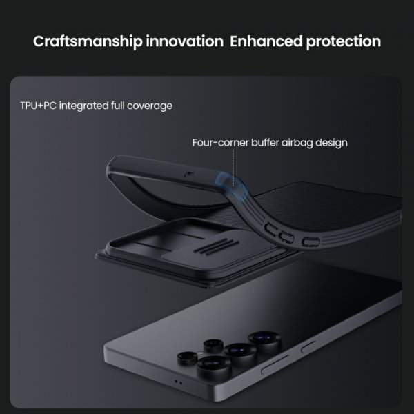 Nillkin Samsung Galaxy S25 Ultra Deksel CamShield Pro Svart