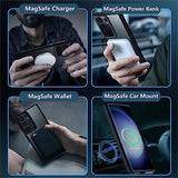Samsung Galaxy S25 Ultra Deksel Farget Kant MagSafe Svart