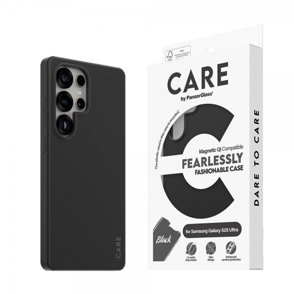 CARE by PanzerGlass Samsung Galaxy S25 Ultra Deksel Fashionable MagSafe Svart