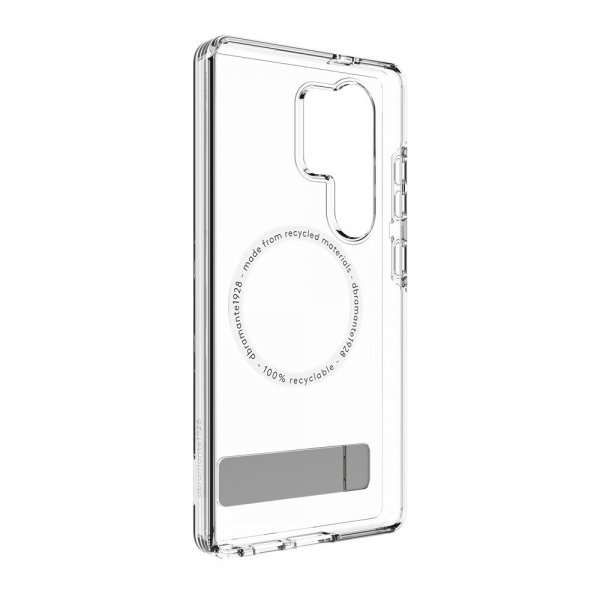 dbramante1928 Samsung Galaxy S25 Ultra Deksel Iceland Pro Qi2 Kickstand Transparent