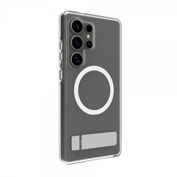 dbramante1928 Samsung Galaxy S25 Ultra Deksel Iceland Pro Qi2 Kickstand Transparent