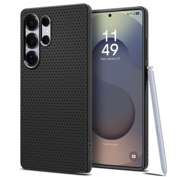 Spigen Samsung Galaxy S25 Ultra Deksel Liquid Air Matte Black