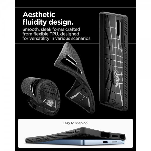 Spigen Samsung Galaxy S25 Ultra Deksel Liquid Air Matte Black