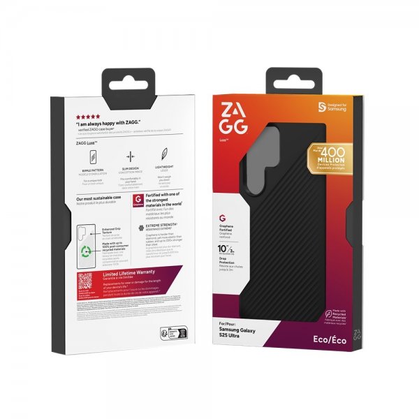 Zagg Samsung Galaxy S25 Ultra Deksel Luxe Svart