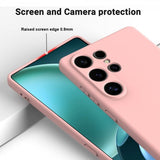 Samsung Galaxy S25 Ultra Deksel med Stropp Silikon Rosa