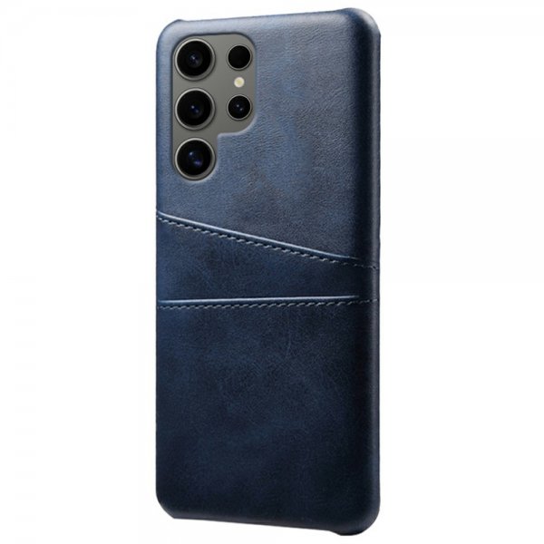 Samsung Galaxy S25 Ultra Deksel med To Kortlommer Blå
