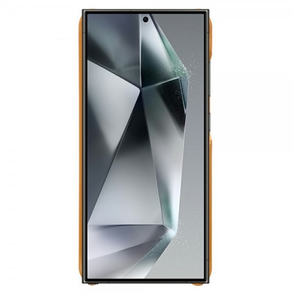 Samsung Galaxy S25 Ultra Deksel med To Kortlommer Lysebrun