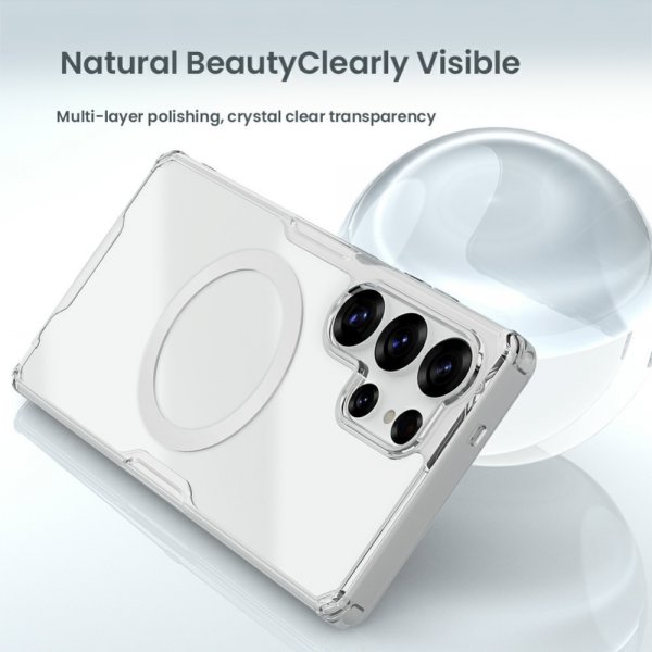 Nillkin Samsung Galaxy S25 Ultra Deksel Nature Pro Series MagSafe Transparent