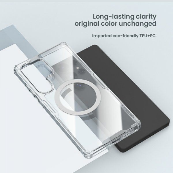 Nillkin Samsung Galaxy S25 Ultra Deksel Nature Pro Series MagSafe Transparent