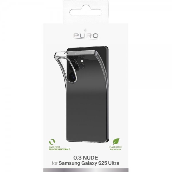 Puro Samsung Galaxy S25 Ultra Deksel Nude Transparent