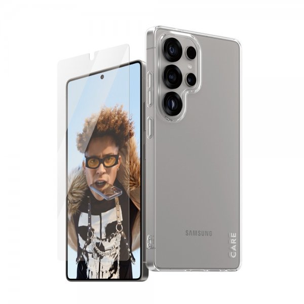 CARE by PanzerGlass Samsung Galaxy S25 Ultra Deksel og Skjermbeskytter Fashion 2-in-1 Bundle