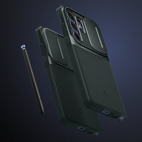 Spigen Samsung Galaxy S25 Ultra Deksel Optik Armor Abyss Green