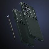 Spigen Samsung Galaxy S25 Ultra Deksel Optik Armor Abyss Green