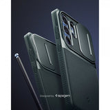 Spigen Samsung Galaxy S25 Ultra Deksel Optik Armor Abyss Green