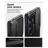 Spigen Samsung Galaxy S25 Ultra Deksel Optik Armor Svart