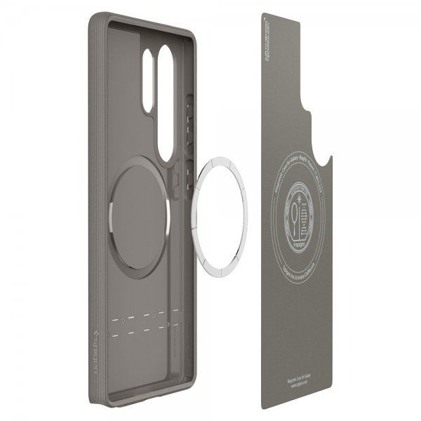 Spigen Samsung Galaxy S25 Ultra Deksel Parallax MagFit Ash Gray