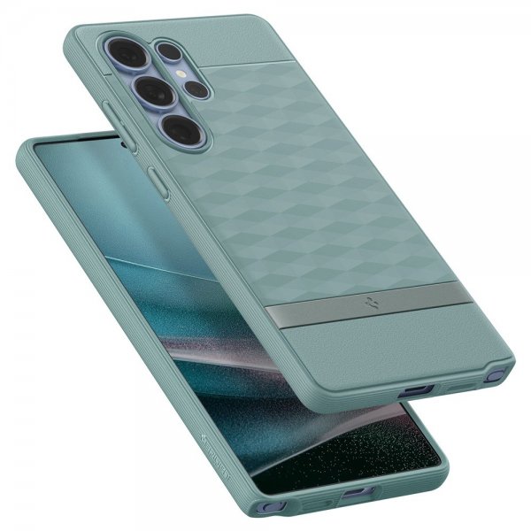 Spigen Samsung Galaxy S25 Ultra Deksel Parallax MagFit Sage Green