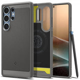 Spigen Samsung Galaxy S25 Ultra Deksel Rugged Armor MagFit Marble Gray