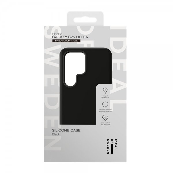 Ideal of Sweden Samsung Galaxy S25 Ultra Deksel Silicone Case MagSafe Svart