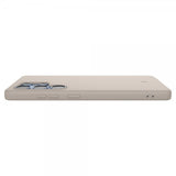 Spigen Samsung Galaxy S25 Ultra Deksel Silicone Fit MagFit Natural Titanium