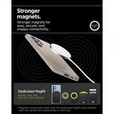 Spigen Samsung Galaxy S25 Ultra Deksel Silicone Fit MagFit Natural Titanium