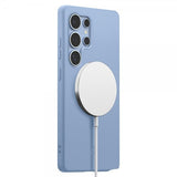 Spigen Samsung Galaxy S25 Ultra Deksel Silicone Fit MagFit Sapphire Blue