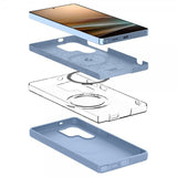 Spigen Samsung Galaxy S25 Ultra Deksel Silicone Fit MagFit Sapphire Blue