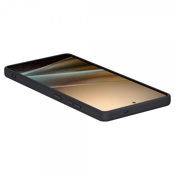 Spigen Samsung Galaxy S25 Ultra Deksel Silicone Fit MagFit Svart