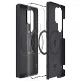 Spigen Samsung Galaxy S25 Ultra Deksel Silicone Fit MagFit Svart