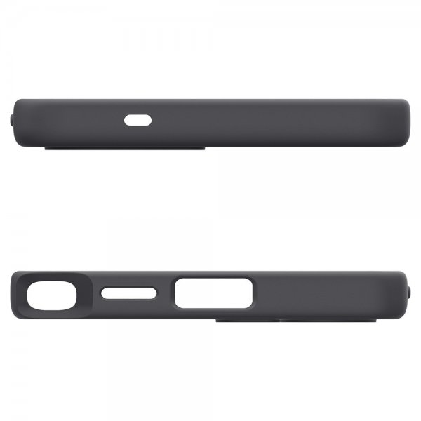 Spigen Samsung Galaxy S25 Ultra Deksel Silicone Fit MagFit Svart
