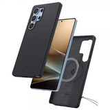 Spigen Samsung Galaxy S25 Ultra Deksel Silicone Fit MagFit Svart