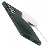 Spigen Samsung Galaxy S25 Ultra Deksel Thin Fit MagFit Abyss Green