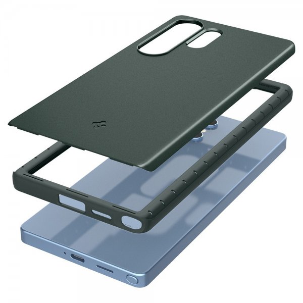 Spigen Samsung Galaxy S25 Ultra Deksel Thin Fit MagFit Abyss Green