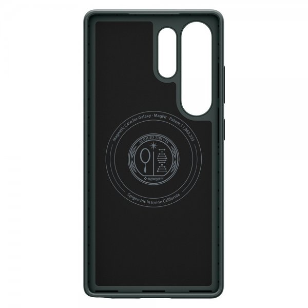 Spigen Samsung Galaxy S25 Ultra Deksel Thin Fit MagFit Abyss Green