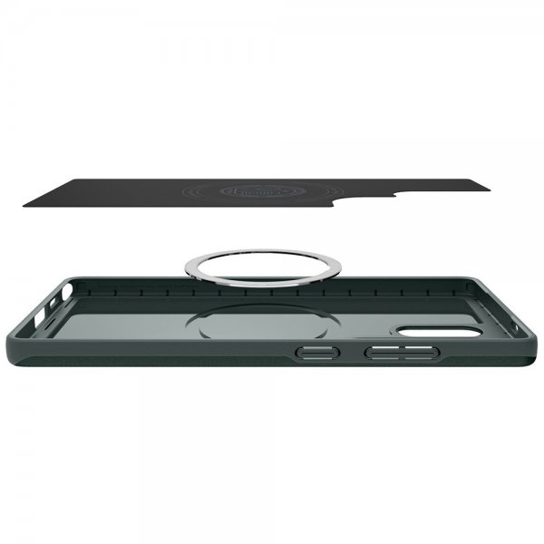 Spigen Samsung Galaxy S25 Ultra Deksel Thin Fit MagFit Abyss Green