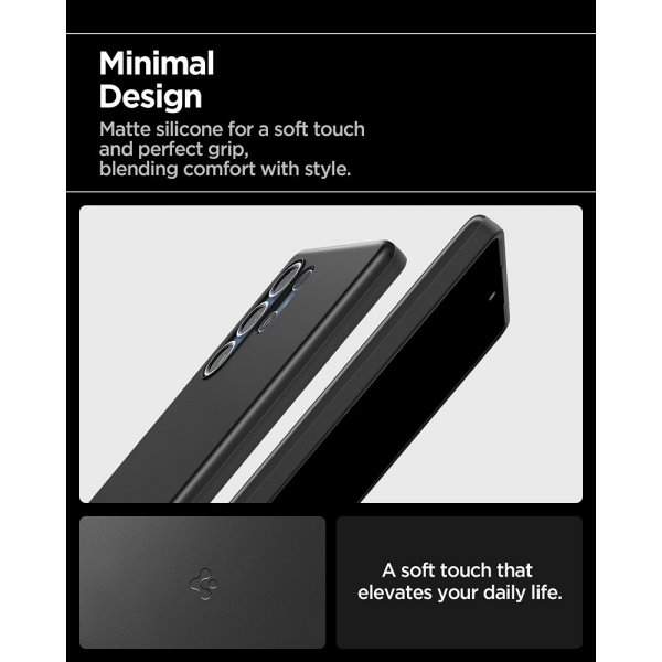 Spigen Samsung Galaxy S25 Ultra Deksel Thin Fit MagFit Svart