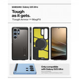 Spigen Samsung Galaxy S25 Ultra Deksel Tough Armor MagFit Gunmetal