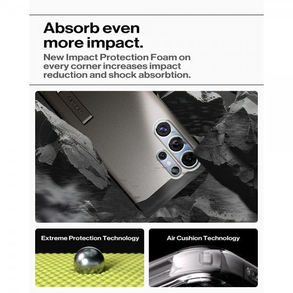 Spigen Samsung Galaxy S25 Ultra Deksel Tough Armor MagFit Gunmetal