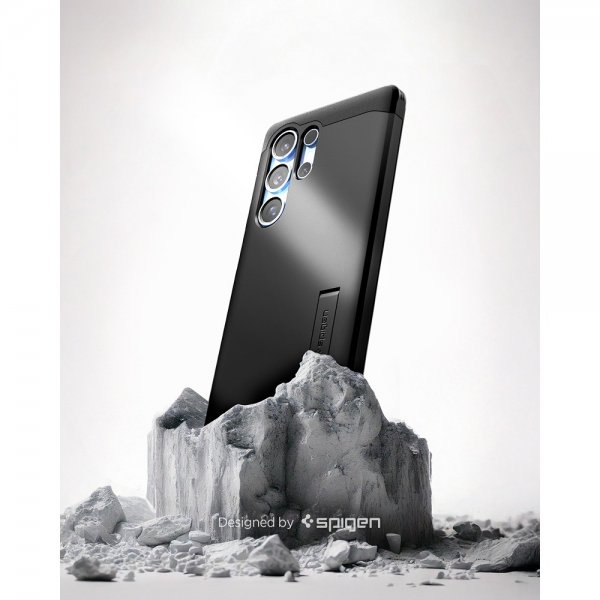 Spigen Samsung Galaxy S25 Ultra Deksel Tough Armor MagFit Svart