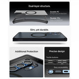 Spigen Samsung Galaxy S25 Ultra Deksel Ultra Hybrid MagFit Frost Black
